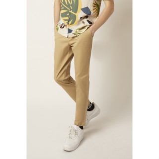 ESP กางเกงชิโน่ทรงสกินนี่ ผู้ชาย สีกากี | Skinny Chinos | 03723