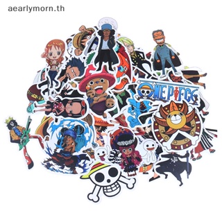 Aa สติกเกอร์ ลายการ์ตูนอนิเมะ One Piece Luffy สําหรับติดตกแต่งรถยนต์ แล็ปท็อป สเก็ตบอร์ด กระเป๋าเป้สะพายหลัง 50 ชิ้น