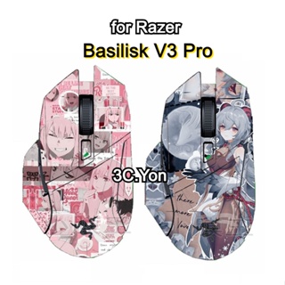 Razer Basilisk V3 Pro สติกเกอร์ ผิวด้าน กันลื่น ป้องกันรอยขีดข่วน ลายการ์ตูน สําหรับเมาส์เล่นเกม สเก็ต