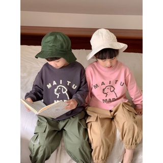 Wheat field season 2023 autumn and winter New Korean style childrens clothing childrens overalls casual pants boys and girls overalls ZQKX