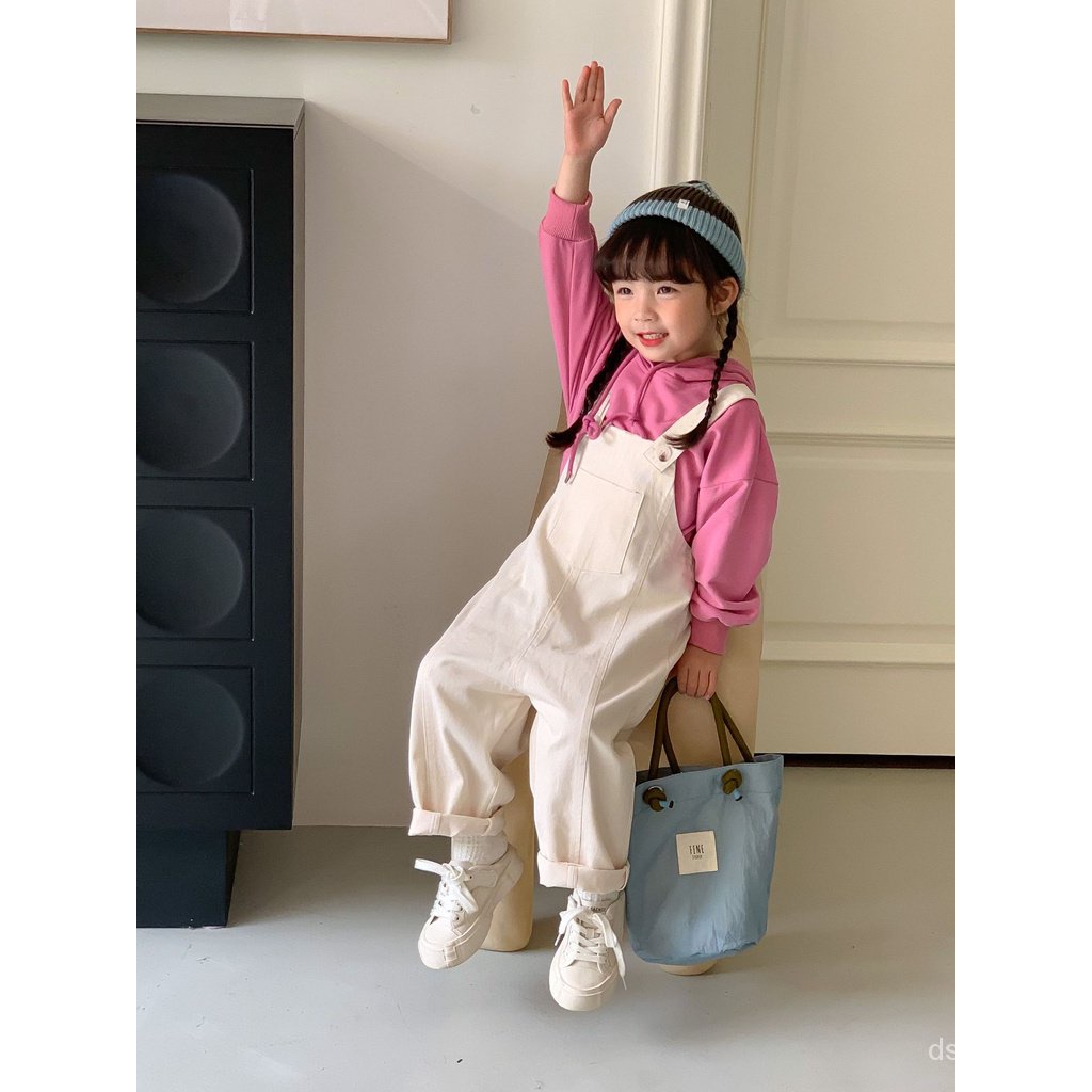 23-spring-and-autumn-new-korean-style-childrens-wear-denim-suspender-pants-boys-and-girls-casual-pants-korean-style-loose-pants-ghlq