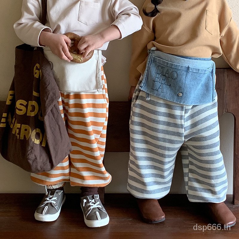 left-and-left-prince-childrens-clothing-2023-autumn-new-korean-style-striped-knitted-pants-childrens-four-color-versatile-casual-pants-hx5p