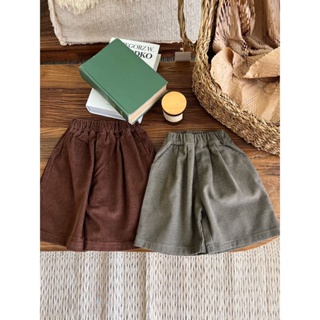 Wheat field season 2023 autumn and winter Korean new childrens clothing childrens corduroy wide-leg pants boys pants girls pants X6Z8