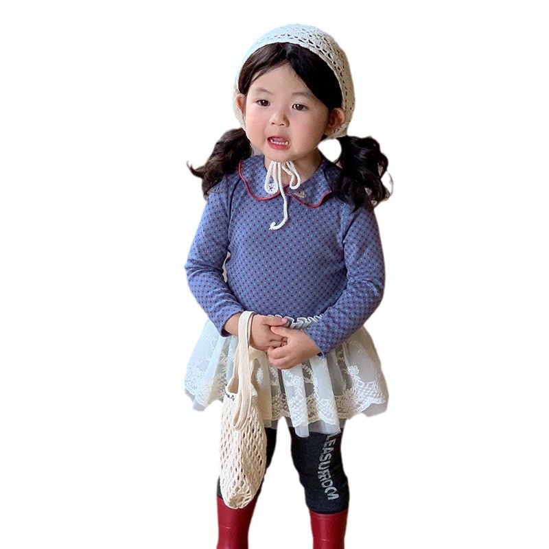 left-and-left-prince-childrens-clothing-2023-autumn-new-korean-style-embroidered-polka-dot-knitwear-girl-pastoral-lapel-top-gcng