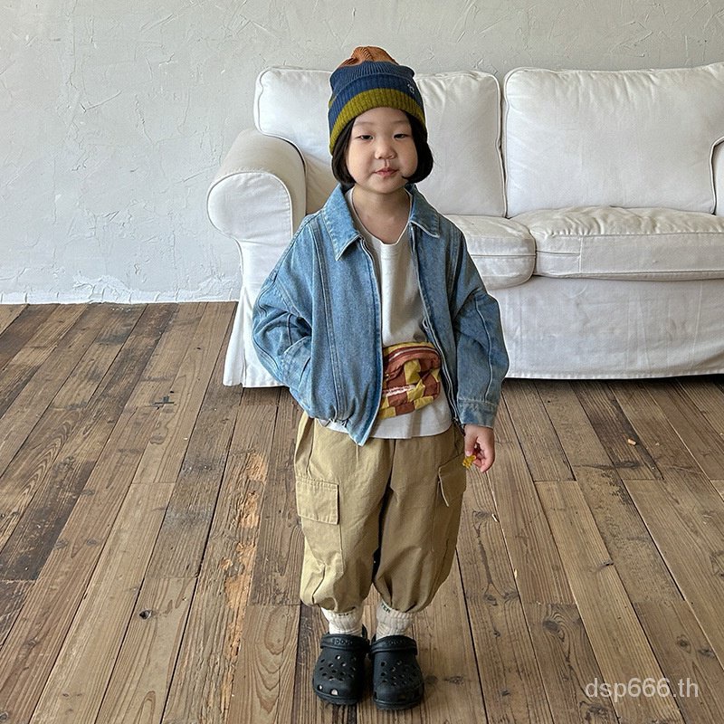 left-and-left-prince-childrens-clothing-2023-autumn-new-korean-style-childrens-denim-coat-childrens-denim-zipper-shirt-top-6xrh