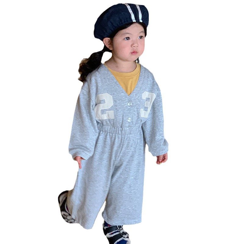 left-and-left-prince-childrens-clothing-2023-autumn-new-long-sleeve-korean-style-23-letter-jumpsuit-childrens-large-v-neck-jumpsuit-x7vq