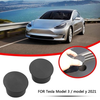 ฝาครอบป้องกันสกรู ด้านหน้า สําหรับ Tesla Model 3 Y 2021 2 แพ็ค ~ [countless.th]