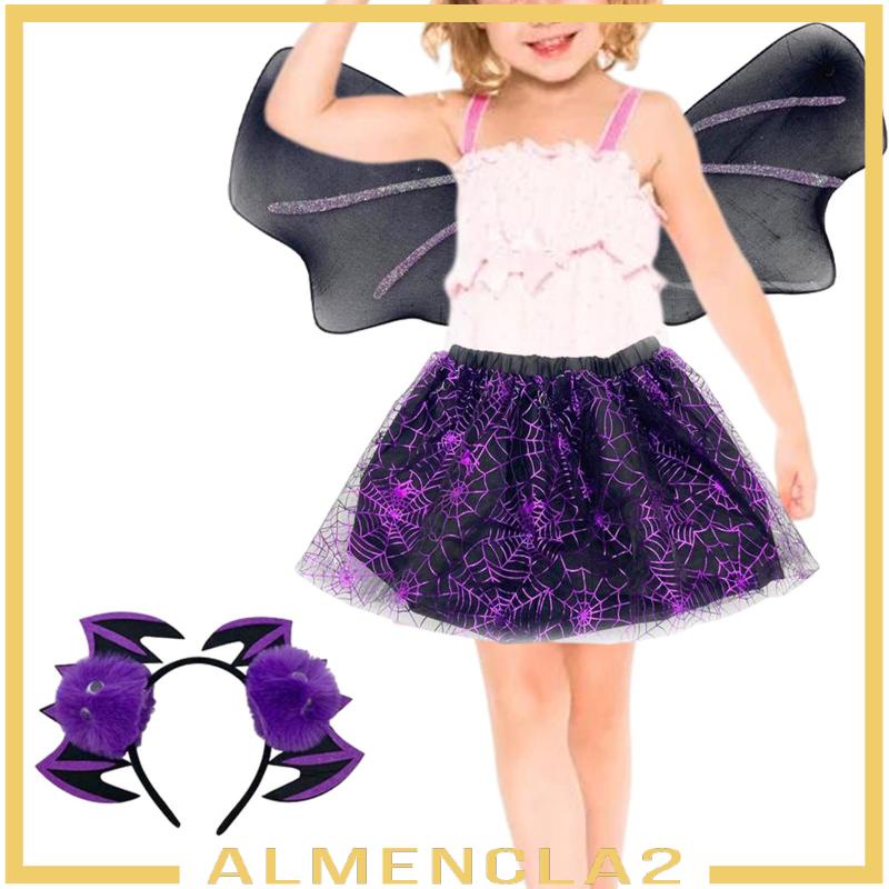 almencla2-ที่คาดผมคอสเพลย์-ปีกกระโปรงตูตู-พร็อพปาร์ตี้ฮาโลวีน-สําหรับเด็ก