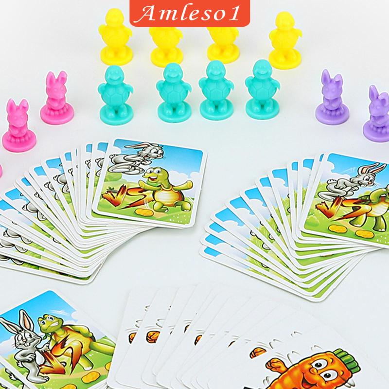 amleso1-ของเล่นบอร์ดเกมกระต่าย-เสริมพัฒนาการ-สําหรับเด็กผู้ชาย-และเด็กผู้หญิง