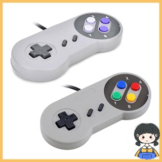 Bang Console จอยสติ๊ก ABS 16 Bit สําหรับ SNES System Games Controller Gamepad Game Stick