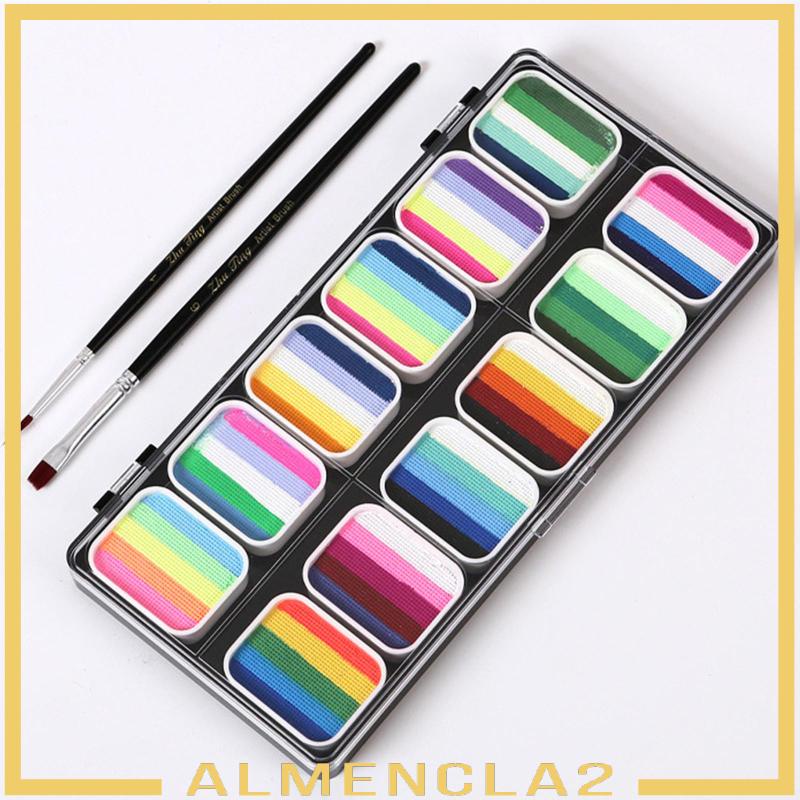 almencla2-พาเลตต์สีเพ้นท์ร่างกาย-ล้างทําความสะอาดได้-สําหรับเต้นรําวันเกิด-ปาร์ตี้