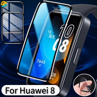 ใหม่ ฟิล์มกันรอยหน้าจอสมาร์ทวอทช์ HD PMMA ใส นิ่ม ยืดหยุ่น กันน้ํา คุณภาพสูง สําหรับ Huawei Band 8 1 3 5 ชิ้น