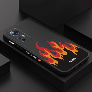 เคสโทรศัพท์มือถือ ซิลิโคนนิ่ม กันกระแทก ลาย Fierce Fire สําหรับ Xiaomi Poco F5 X5 X4 M4 Pro X3 F3 Xiaomi 11 Lite 5G NE 13 12T 12X 12S 11T 10T Pro