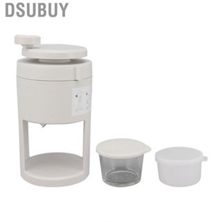 Dsubuy Portable Ice Crusher Hand Cranked Manual Shaved Machine With Mold Bowl