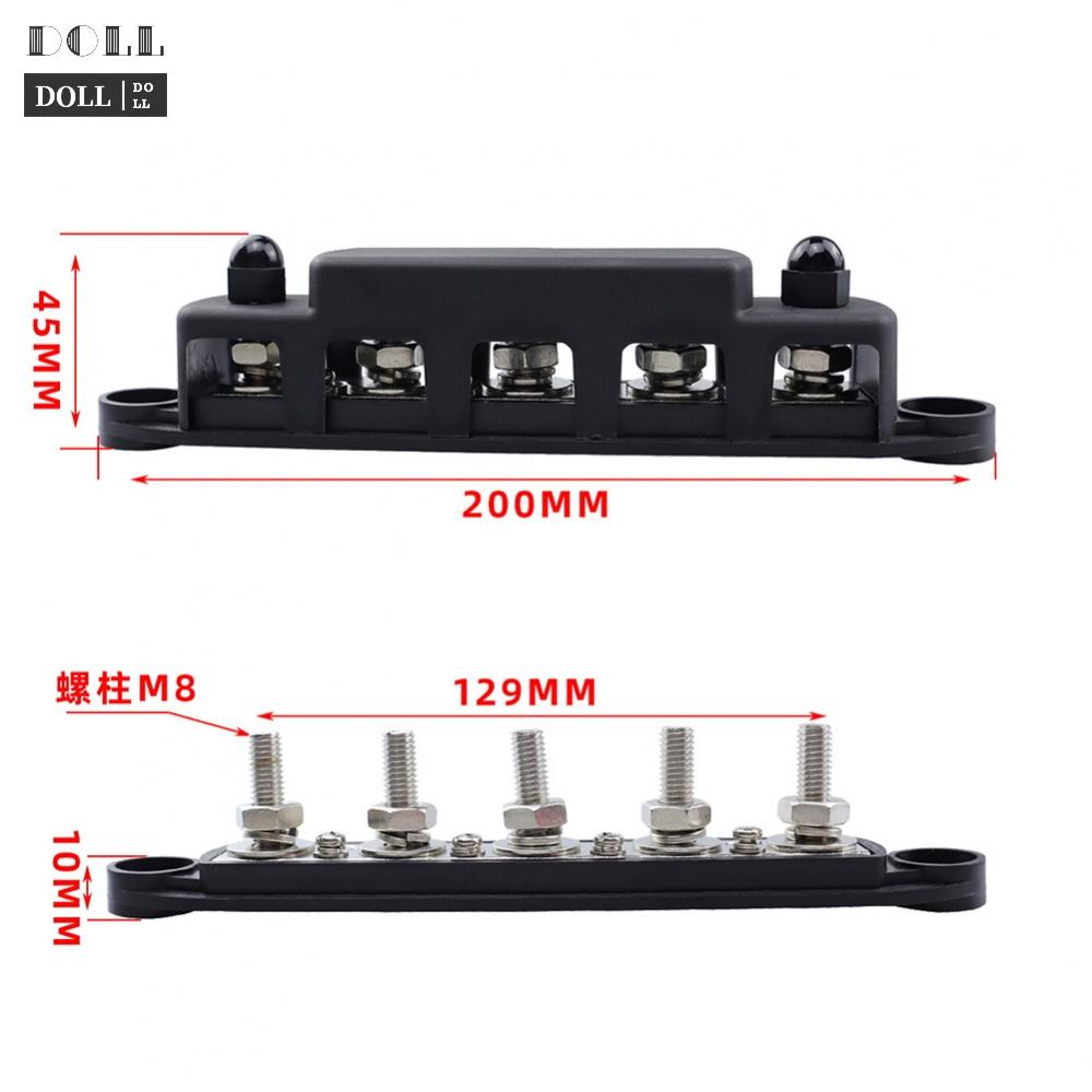 ขั้วแบตเตอรี่-12v-ขั้วต่อปัจจุบัน-บาร์บัสสตั๊ดสายไฟ