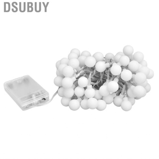 Dsubuy 10m  Artificial Pearl String Lamp 100LED Decorative Spherical Light
