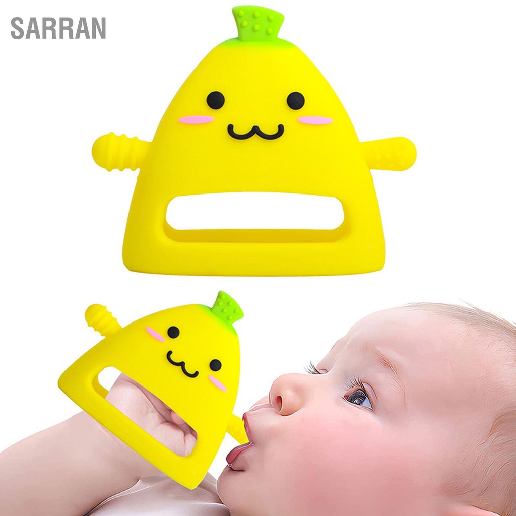 sarran-ถุงมือกล้วยการงอกของฟันสีสดใสการออกกำลังกายการประสานงานของมือและตาน่ารักถุงมือยางกัดเคี้ยวได้