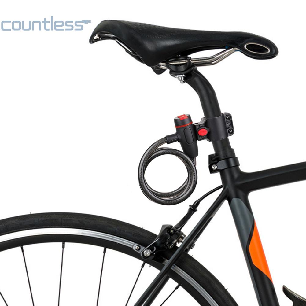 อุปกรณ์ล็อคจักรยาน-พร้อมกุญแจ-2-ดอก-กันขโมย-สําหรับจักรยานเสือภูเขา-countless-th