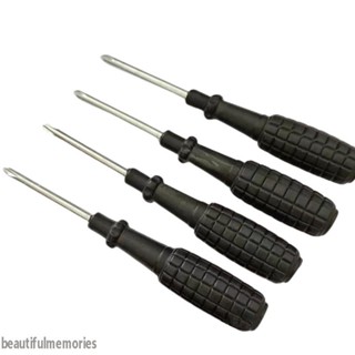 Black handle 4.0 Phillips screwdriver magnetic 4mm screwdriver shelf distribution hardware tools precision screwdriver set -BM