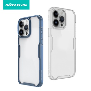 เคสโทรศัพท์มือถือ ลาย Nillkin 360 สําหรับ iPhone 15 Pro Max 15 Pro 15° เคสโทรศัพท์มือถือ PC TPU แบบใส ป้องกันเต็มรูปแบบ สําหรับ PC