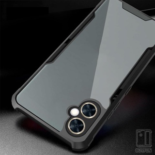 Transparent Acrylic Heavy Duty Back Cover Clear Shockproof Protect Case For Vivo V27e v27 pro Y27 4G 5G