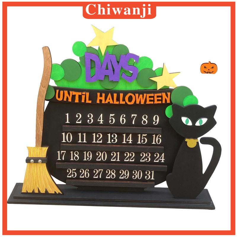 chiwanji-ปฏิทินไม้-สําหรับตกแต่งปาร์ตี้ฮาโลวีน