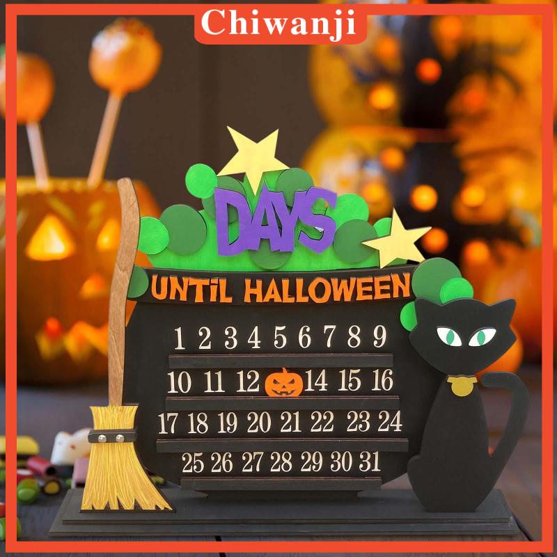 chiwanji-ปฏิทินไม้-สําหรับตกแต่งปาร์ตี้ฮาโลวีน