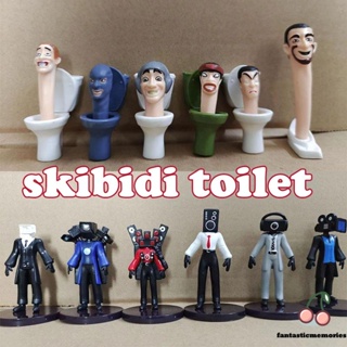 โมเดล skibidi toilet ชุดใหม่ หัวชักโครก หัวส้วม ยกเซ็ต 17 ตัว ความสูง 5-11 cm วัสดุพีวีซี 💥 💥พร้อมส่งจากไทย✈️🔥🚌❤️❤️