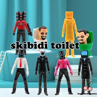 โมเดลตุ๊กตาฟิกเกอร์ Skibidi Toilet Action Figure Speakerman TV Man Monitor Man ของเล่นสําหรับเด็ก เก็บสะสม ของขวัญ 9 ชิ้น 23 ชิ้น