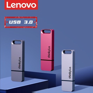 Lenovo thinkplus แฟลชไดรฟ์โลหะ U disk USB 3.0 32 64 128GB ความเร็วสูง สําหรับโทรศัพท์มือถือ พีซี แล็ปท็อป