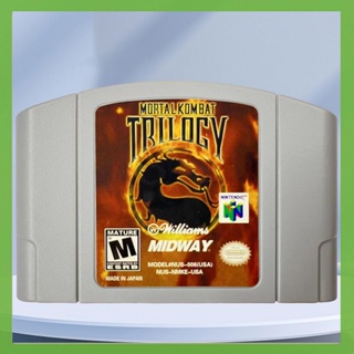 [aigoni.th] เกมคอสเพลย์ Super Mario RPG Mortal Kombat Trilogy USA Version สําหรับ Nintendo N64