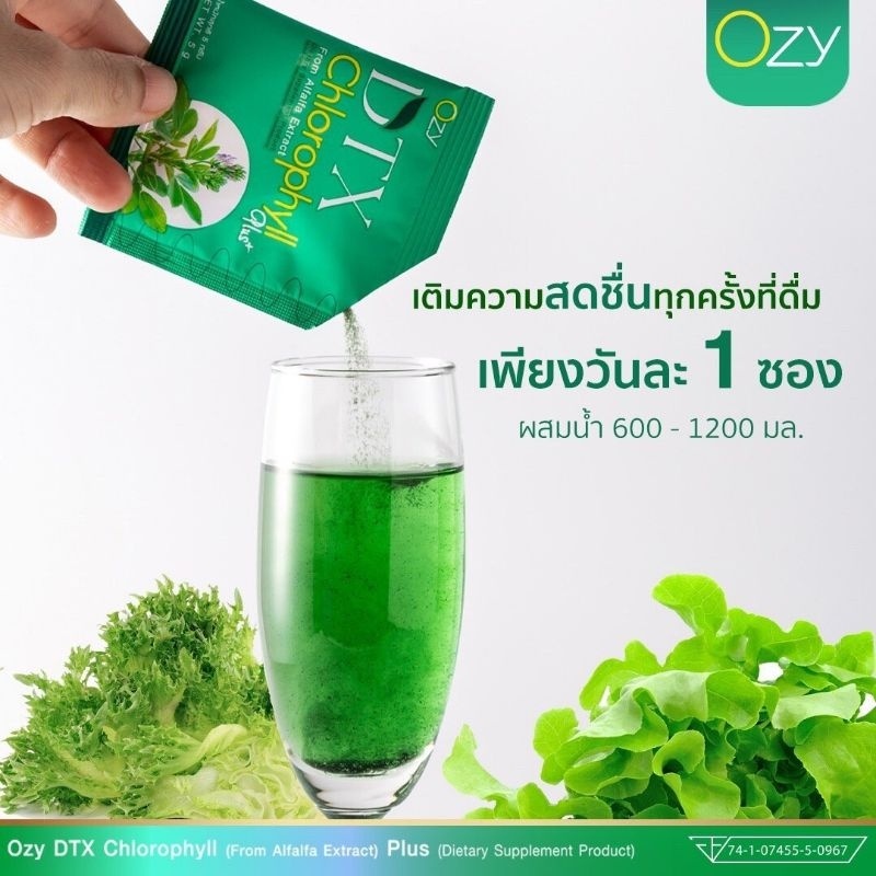 ozy-dtx-คลอโรฟิลล์-พี่หนิง-ปณิตา-detox-ตับ-ช่วยล้างสารพิษที่ตับ-นิ่วในถุงน้ำดี-ช่วยให้ผิวมีสุขภาพดี-ร้าน-bebby-zz