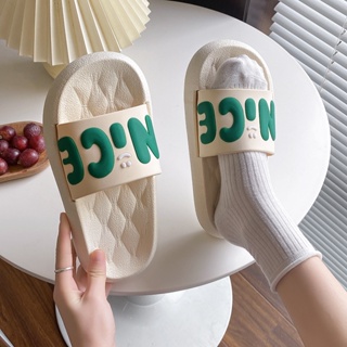 Ace  องเท้าแตะหญิง รองเท้าแตะ ลำลองสำหรับผู้หญิง พื้นรองเท้าหนามาก  สไตล์เกาหลี Trendy Unique ทันสมัย B90H2WT 37Z230910