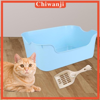[Chiwanji] ถาดรองนอน กันกระเด็น ขนาดใหญ่ สําหรับสัตว์เลี้ยง แมว