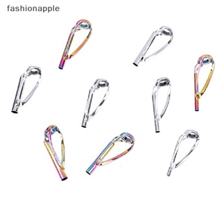 [fashionapple] แหวนไกด์ปลายคันเบ็ดตกปลา สีเงิน 1 ชิ้น