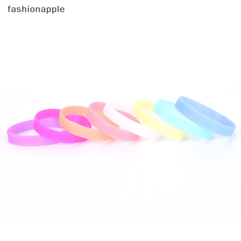 fashionapple-สายรัดข้อมือยางซิลิโคนเรืองแสงในที่มืด