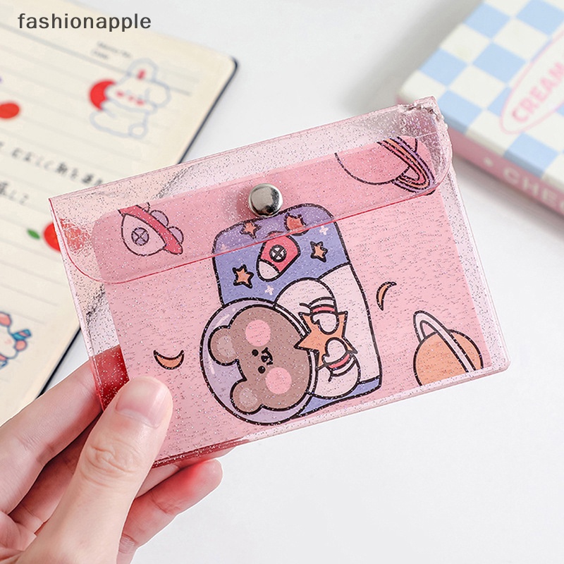 fashionapple-ใหม่-พร้อมส่ง-กระเป๋าสตางค์-pvc-ใส-ขนาดเล็ก-น่ารัก-สําหรับใส่เหรียญ-บัตรประชาชน-บัตรประชาชน-1-ชิ้น