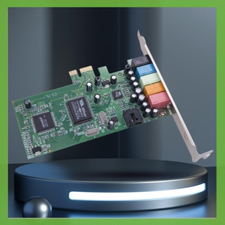 [aigoni.th] การ์ดเสียงสเตอริโอดิจิทัล PCI-E 24-bit 48 KHz สําหรับเกม 3D