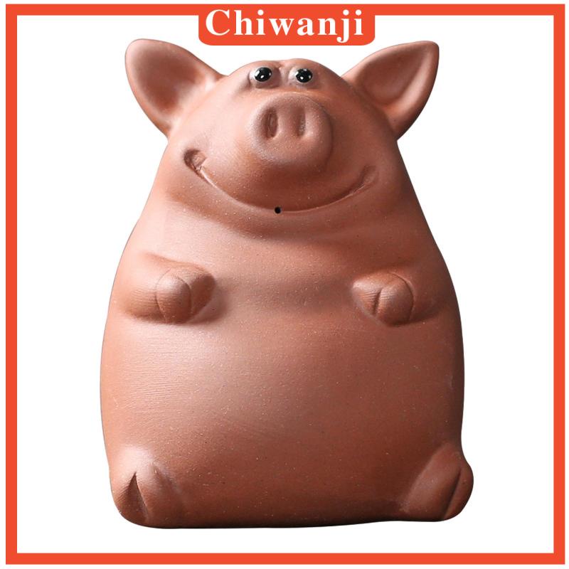 chiwanji-ดินเผาเซรามิค-รูปชา-สัตว์เลี้ยง-ขนาดเล็ก-สําหรับตกแต่งบ้าน-diy