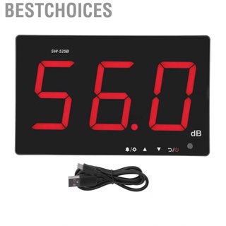 Bestchoices Level Meter  9.6inch LCD Screen Backlight Function High Accuracy Decibel for Club Home Office