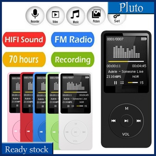 ใหม่ เครื่องเล่นเพลง Mp3 วิทยุ Fm บลูทูธ แบบพกพา บางพิเศษ สําหรับนักเรียน Mp3