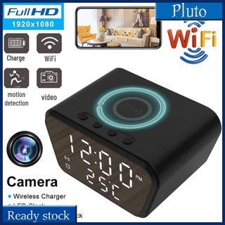 ใหม่ นาฬิกาปลุกไร้สาย 1080p Full Hd Wifi Mini Camera Night Vision มีระบบตรวจจับการเคลื่อนไหว