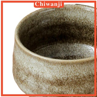 [Chiwanji] ชามมัทฉะ เซรามิค สไตล์ญี่ปุ่น พร้อมที่วางตะกร้อตี และขาตั้ง สําหรับโต๊ะ พิธีชงชา