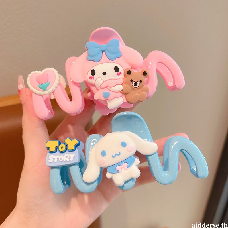 sanrio-กิ๊บติดผม-ลายการ์ตูนอนิเมะ-cinnamoroll-kuromi-my-melody-น่ารัก-สําหรับเด็กผู้หญิง