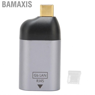Bamaxis USB C To RJ45 Gigabit Ethernet LAN Adapter For  PC Smartphone