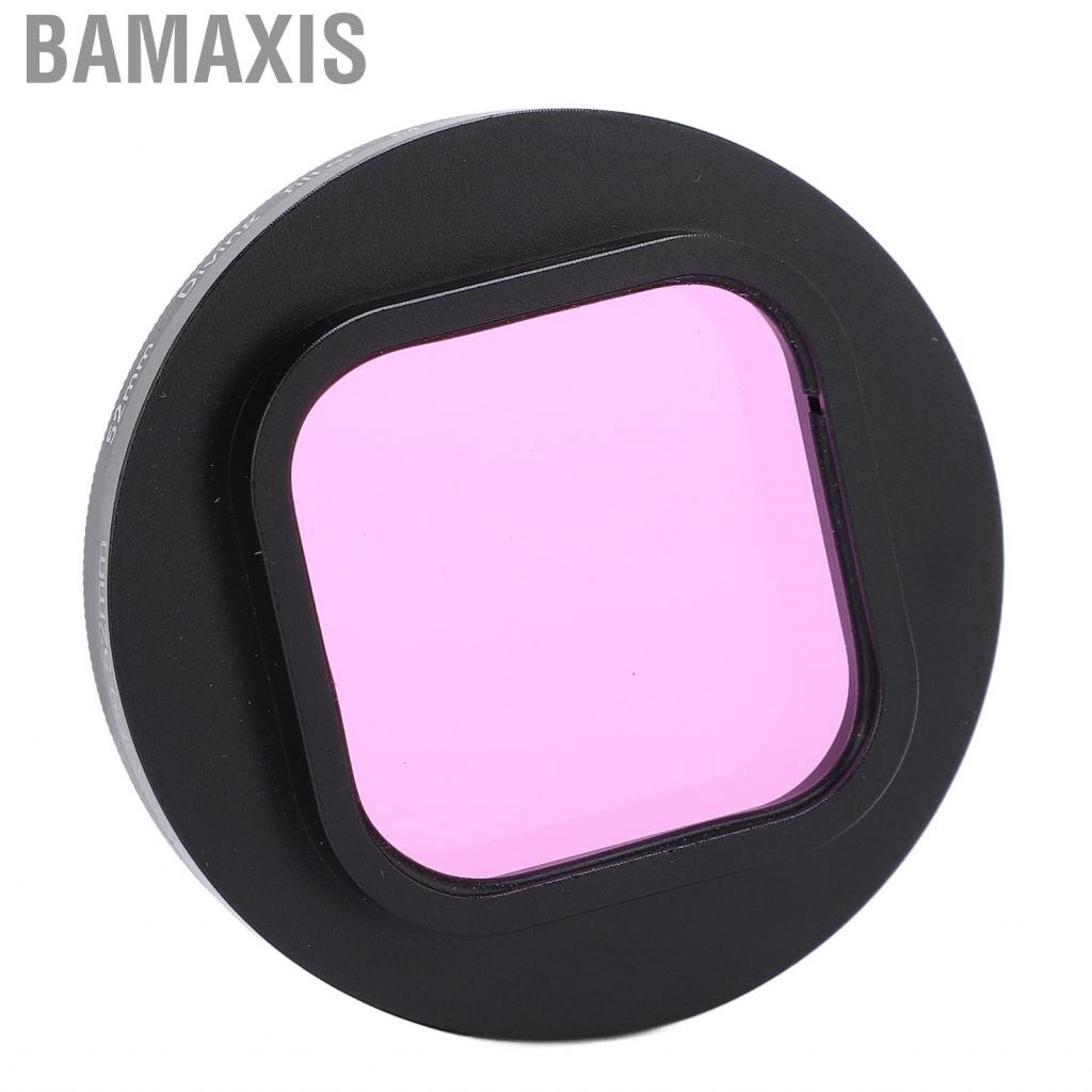bamaxis-diving-filter-aluminum-alloy-frame-purple-lens-for-hero-9-hero10