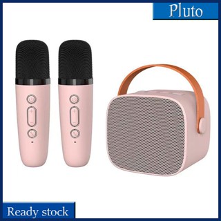 ใหม่ ลําโพงคาราโอเกะ บลูทูธ แบบพกพา พร้อมไมโครโฟนไร้สาย เครื่องเล่น Mp3 ของขวัญสําหรับเด็กผู้ชาย และผู้หญิง