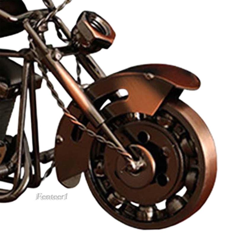 fenteer1-ฟิกเกอร์โลหะ-รูปปั้นรถจักรยานยนต์ย้อนยุค-แฮนด์เมด-อเนกประสงค์-10x2-7x4-6-นิ้ว-สําหรับตกแต่งบ้าน-ออฟฟิศ
