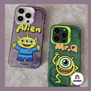 เคสโทรศัพท์มือถือ ลายการ์ตูนเอเลี่ยนมอนสเตอร์ กันฝุ่น สําหรับ IPhone 11 14 Pro Max 13 13Pro Max 12Pro XS XR