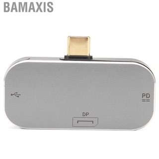 Bamaxis USB C To DP Converter Small Size Docking Station for Home Office Travel